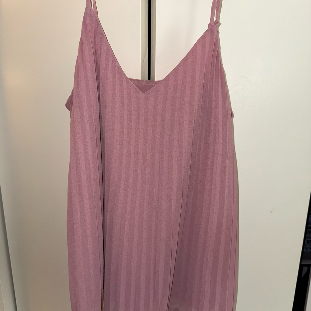 Elegant Pink Striped Women's Top